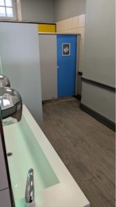The internal view of the new Salisbury toilets
